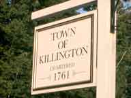 Killington Town Hall Sign