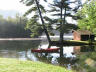 Canoe on Woodward Resevoir