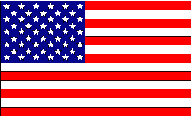 The flag of the United States of America