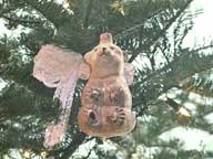 Christmas Bear Ornament on Birch Ridge Inn Christmas Tree