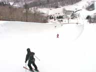 Howie dropping into the Superpipe, Bear Mountain, February 14, 2006, 10:30 AM