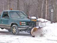 Plowing Snow at Birch Ridge, February 24, 2006, 2:00 PM