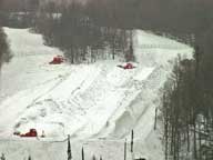 Rebuilding Bear Mountain Superpipe, March 12, 2006, 12:30 PM