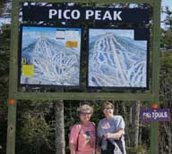 Judy and Ellen at Pico Summit