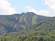 =Killington peak against a powder blue sky on a beautiful summer day - July 24, 2006.