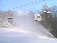 =Snow Guns blasting Lower Bunny Buster