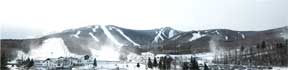 Panorama of Killington, Thursday January 11, 2006, 11:15 AM