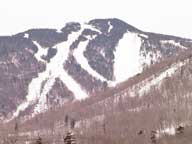 Killington Peak with winter snow