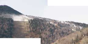 Snow Guns operating at Killington