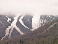 Killington Peak with the first snow of the winter.