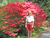 Mary in the Azalea Garden