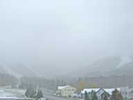 First real snow of the 2008/2009 season falling at Killington.