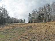 Looking upslope from the trail formerly known as Great Eastern into The Stash