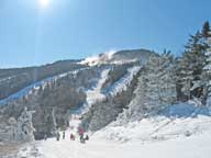 Killington Peak in all it's glory just before noon today. Taken from Killink.