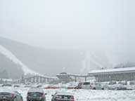 Snow falling at Killington.