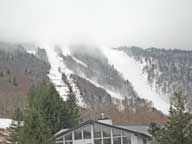 Snow making operations resume on Killington Peak.