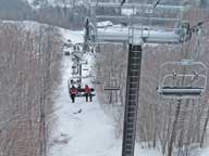 Heidi and Ruts on the Sky Peak Quad