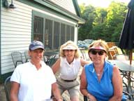Mary with club championship first round playing partners Jennifer Runette and Bert Lynch