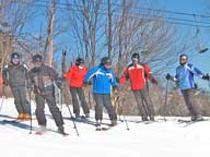 Todays motley crew at the top of Highline