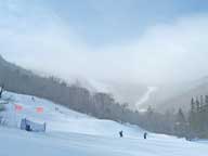 Killington Peak covered in a snow squall