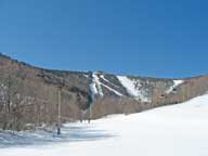 Killington Peak in late winter sunshine.