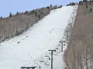 Outer Limits being prepared for Bear Mountain Mogul Challenge this coming weekend.