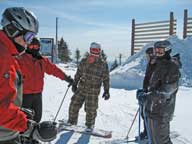 From Left - Bagel, Chuckles, Ben, Kenny, and Ruts on the top of Superstar.