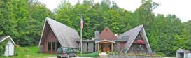 Fall colors starting to appear at the Birch Ridge Inn at Killington