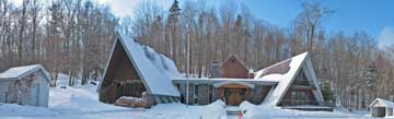 Birch Ridge Inn blanketed in new snow