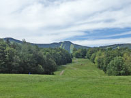 Killington Peak from Hole 2 at the Killington Golf Course