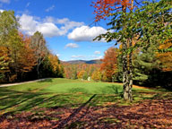 View from the 5th green at the Killington Resort Golf Course