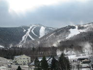 Snow guns cranking out manpow at Killington.