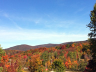 View of the Roaring Brook Valley from the restaurant at Birch Ridge.