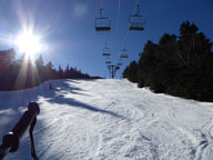 Rime at Killington from the North Ridge Triple earlier this week